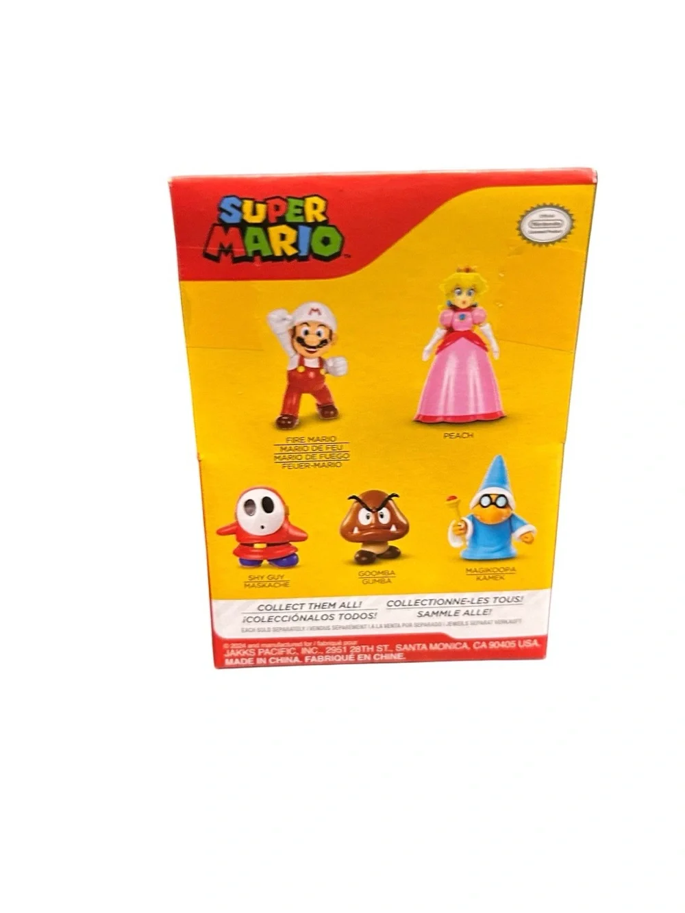 Super Mario Mini Action Figure Collectible Jakks Pacific Nintendo Fire New 2024